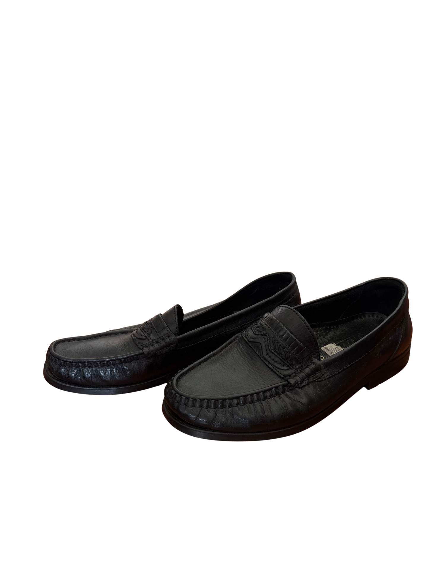 Vintage Black Venetian Loafers