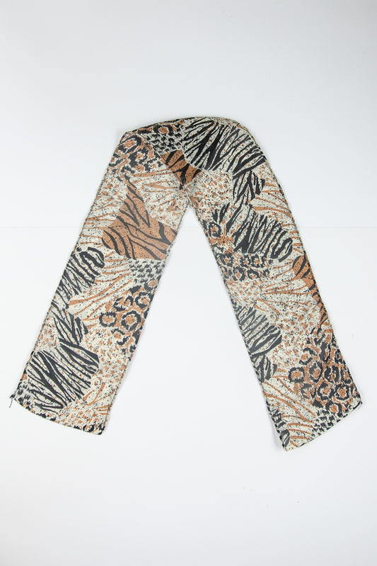 00s Animal Print Scarf
