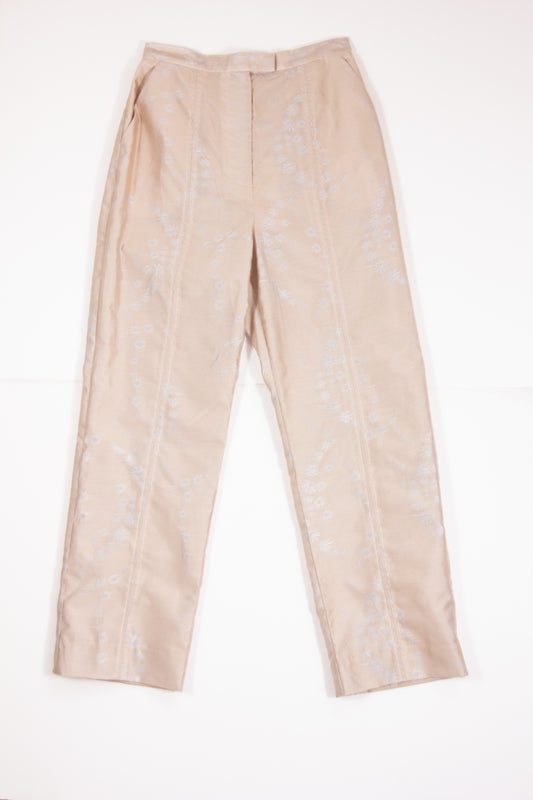 Preloved Beige Floral Pants