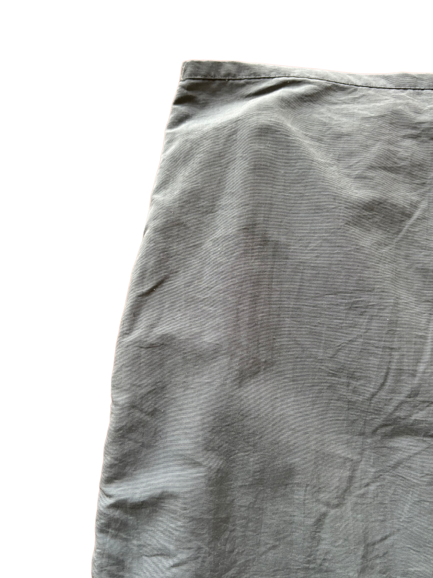 90s Blue Highwaisted Ankle Length Cargo Gorpcore Skirt