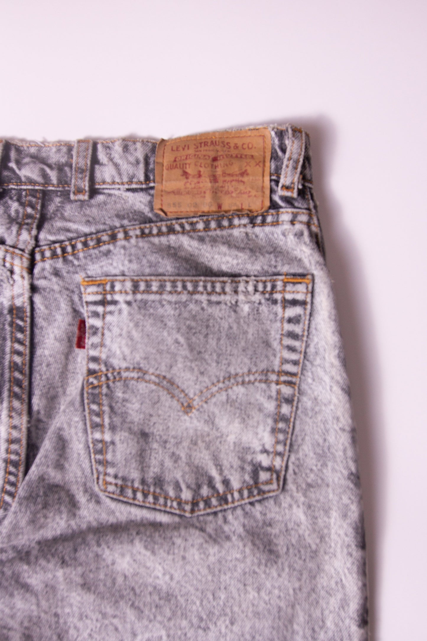 00s Grey Acid Wash Straight Leg Levi's Jeans
