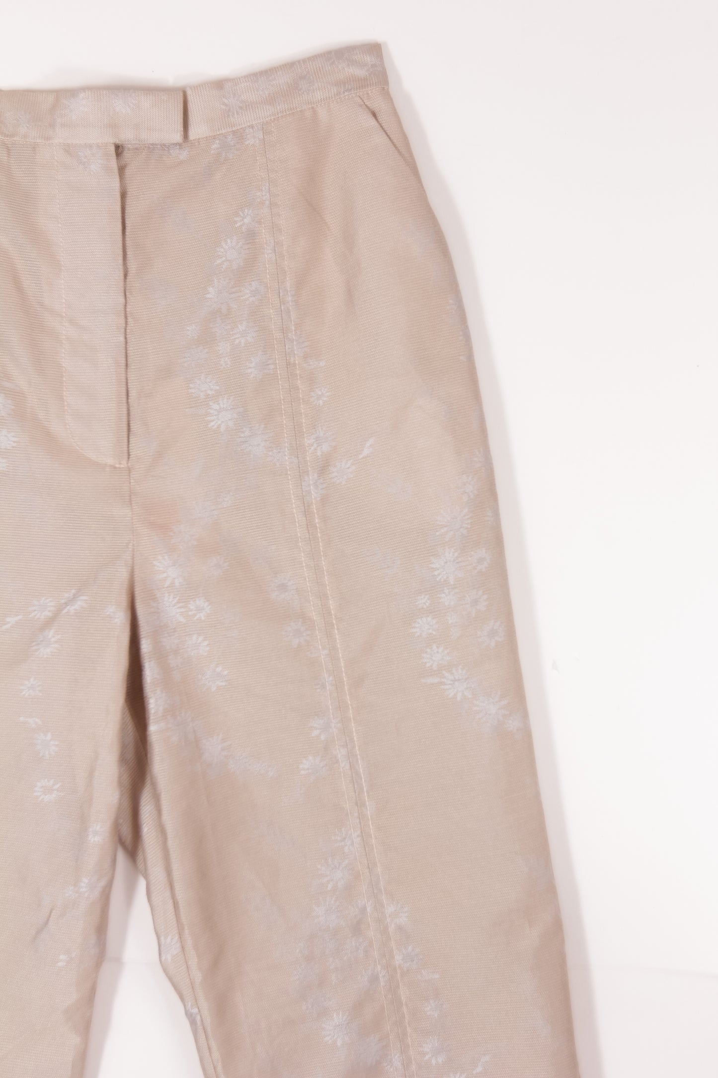 Preloved Beige Floral Pants