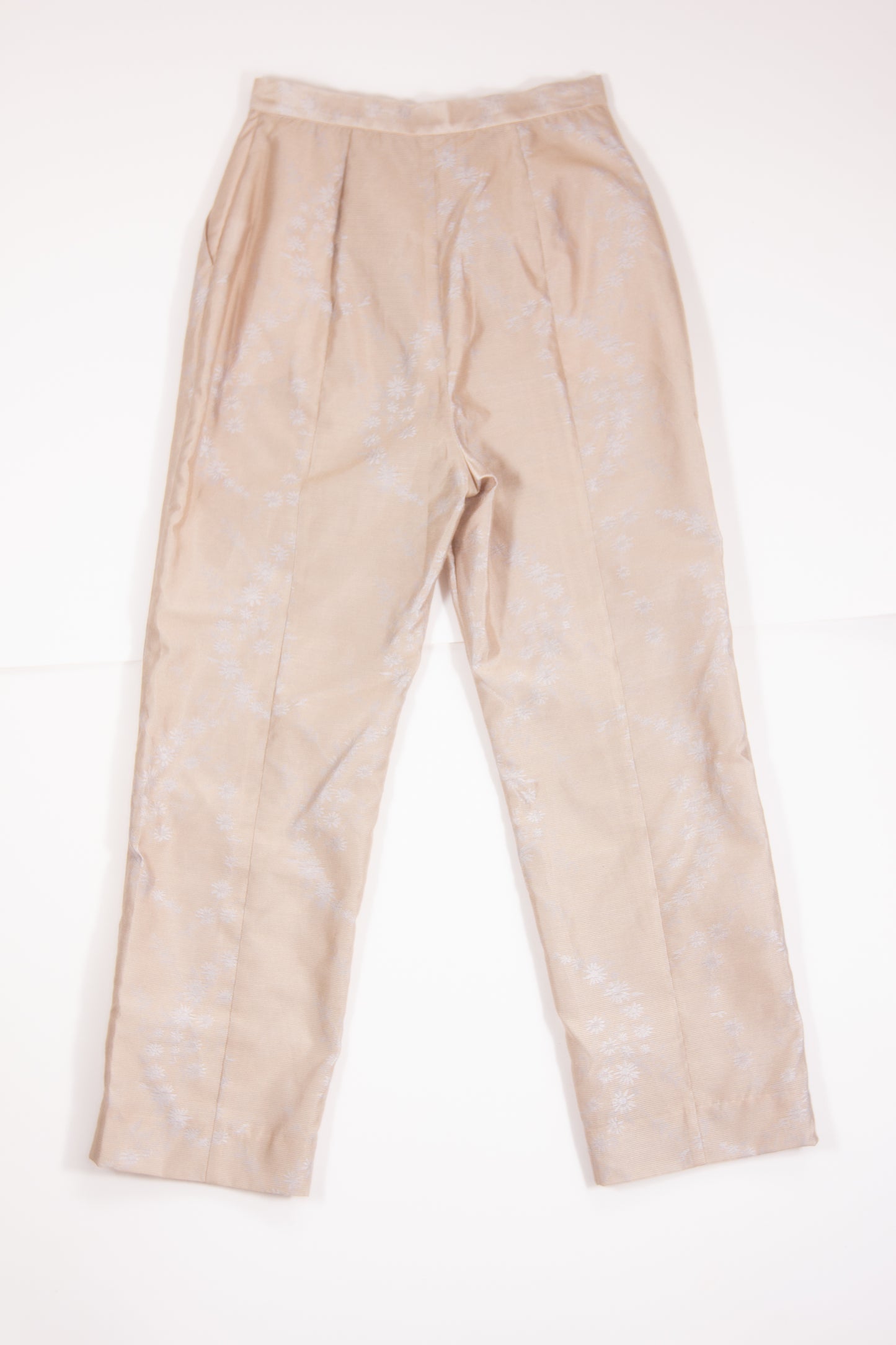 Preloved Beige Floral Pants