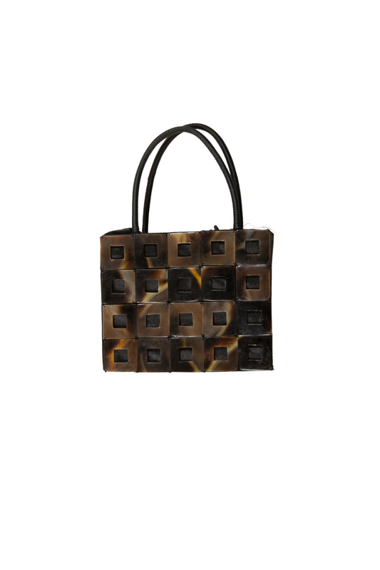 90s Brown Shell Mini Bag